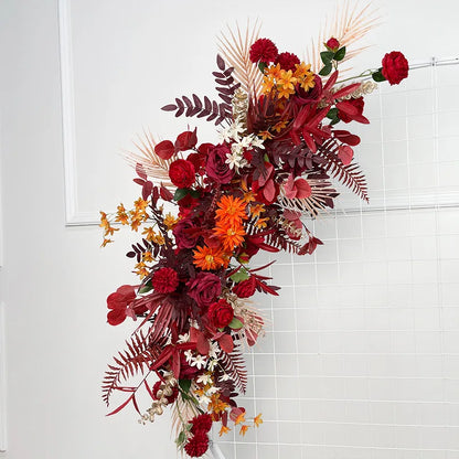 Artificial Crescent Flower Table & Arch Decoration