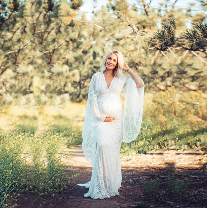 Silva Lace Maternity Dress