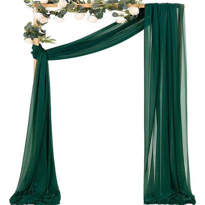 Chiffon Fabric Drapes for Wedding Arch  6/10M