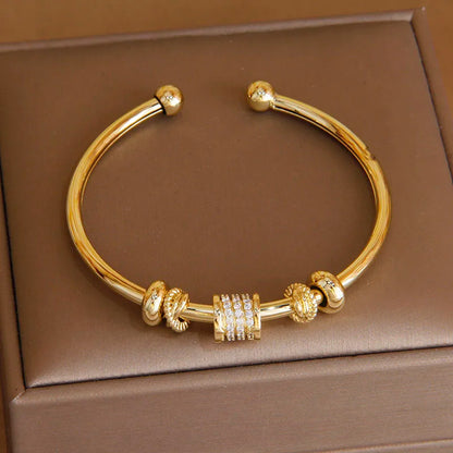 Sabina zircon & crystal bangles & bracele