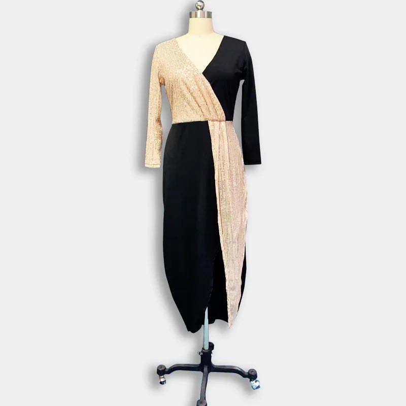 Flora Two-Tone Ethnic Style Dress
