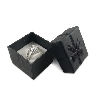 12pcs Jewelry packaging box Multi-color 4*4*3CM