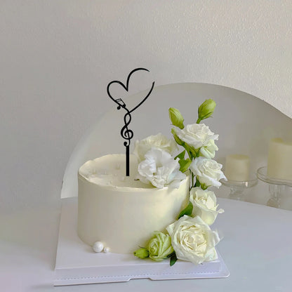 Music theme cake decoration