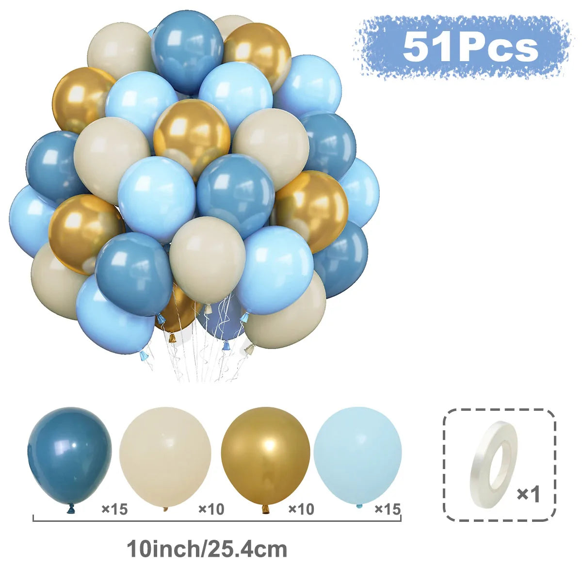 Balloons Pearl Latex 31/36/37/51/101Pcs