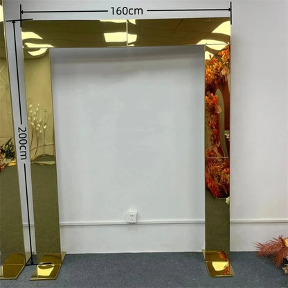 1pcs or 3pcs Shiny arch door backdrop  stand