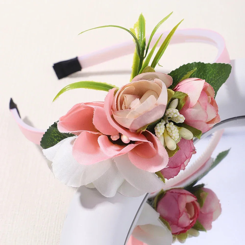 Handmade Flower Hair Hoop