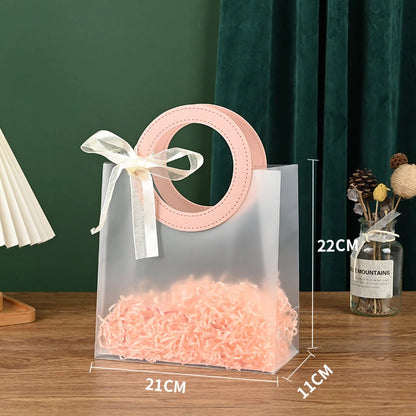 10 st PVC-presentpåsar med handtag