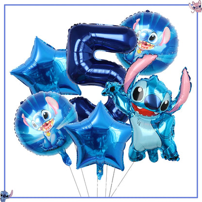 Disney Stitch Birthday Party Decoration Supplies New Lilo Stitch Balloon Baby Shower Aloha Paper Cups Plates Napkins Tablecloth