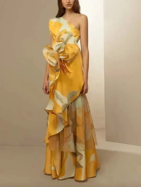 Dillma Elegant Summer Banquet Dress