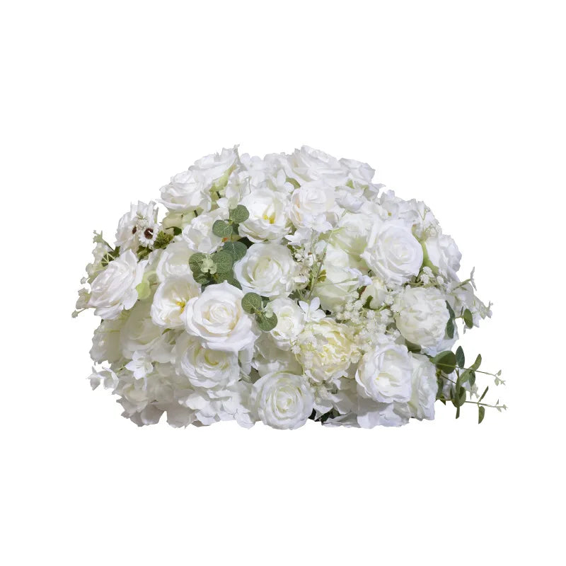 Tabel silk flowers for wedding decoration