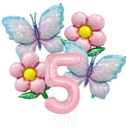 Colorful Butterfly balloons 5pcs