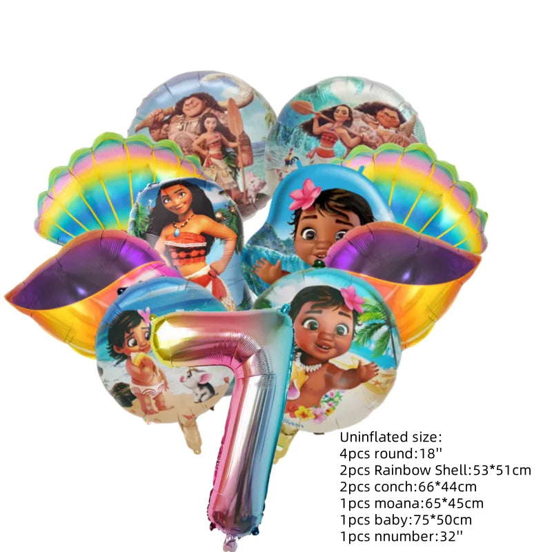 Moana Balloons Set