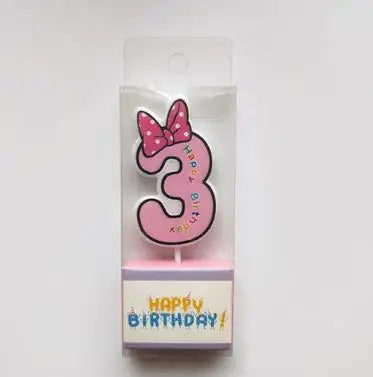 Mickey figure candles