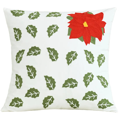 Sorino Dutch Velvet Christmas Embroidered Pillowcase