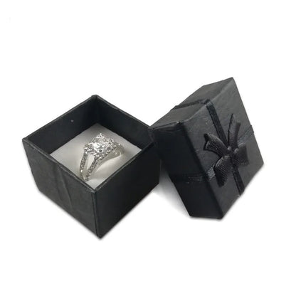 Jewelry packaging box 4*4*3CM multi-color 12pcs