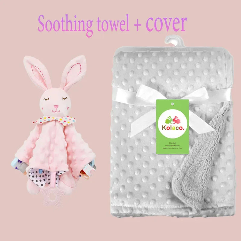 Personalized name baby blankets , stroller , sleeping dolls