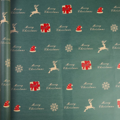 10/1PCS Christmas Kraft Wrap