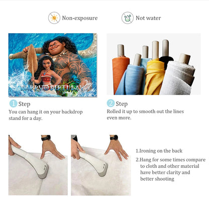 Moana theme background decoration