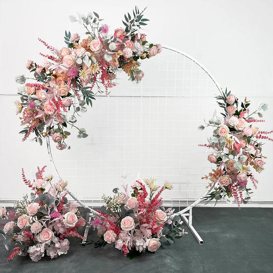 Artificial Crescent Flower Table & Arch Decoration
