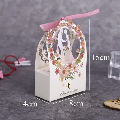 Small gift box for wedding sweet candy 50/100pcs