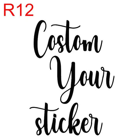 Custom Name Sticker Personaled  (just sticker)1pc