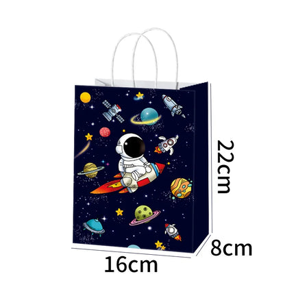 Outer Space with handle bags 6/12/24pcs