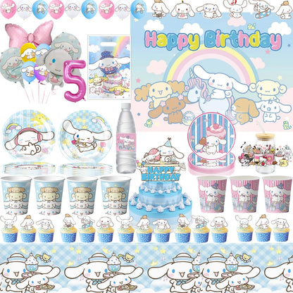 Cinnamon party decorations kit