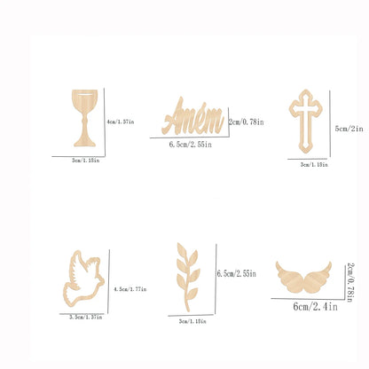 Baby Shower, baptism , communion Cake Topper 6PCS