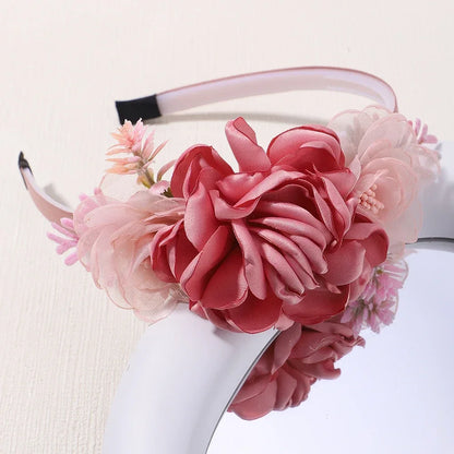 Handmade Flower Hair Hoop