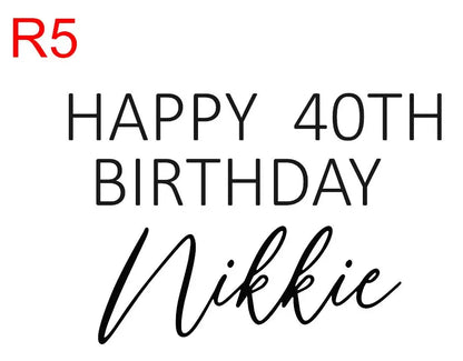Custom Name Sticker Personaled  (just sticker)1pc