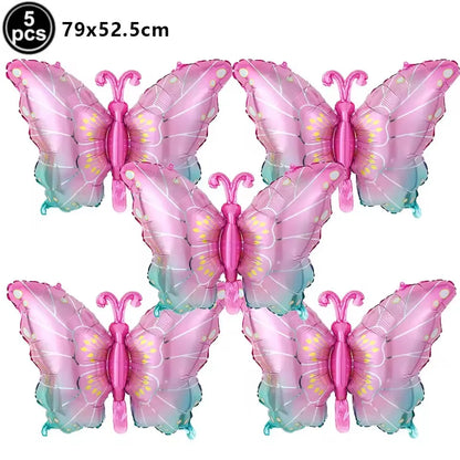Colorful Butterfly balloons 5pcs