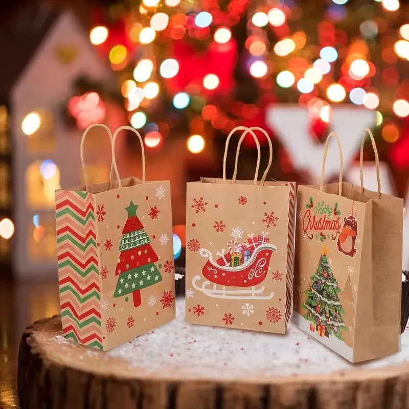 Christmas Gift & Treat Bags – 8/12pcs