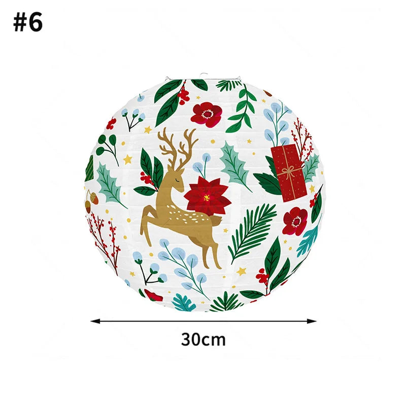Christmas Party Paper Lanterns
