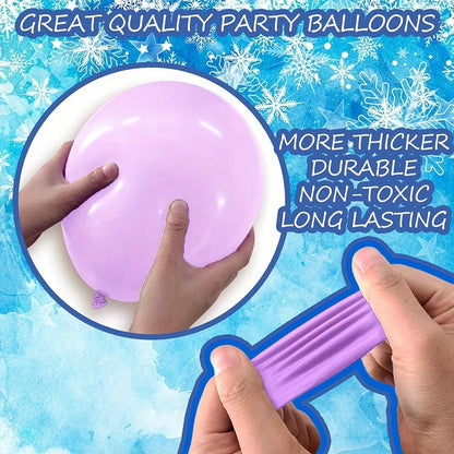 Purple & Blue 124pcs arch