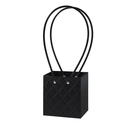 Flower tote bag portable