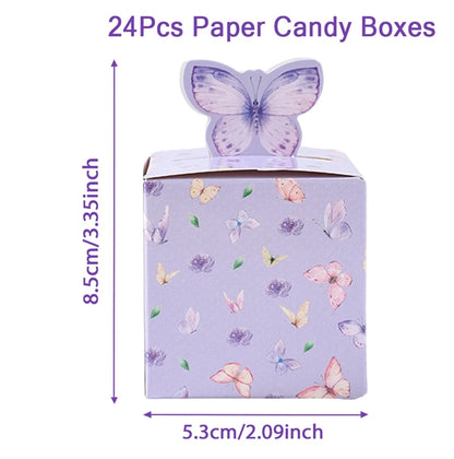 Candy gift box Butterfly for Baby Shower decorations  12/24pcs