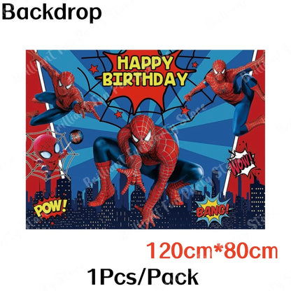Spiderman theme decorations