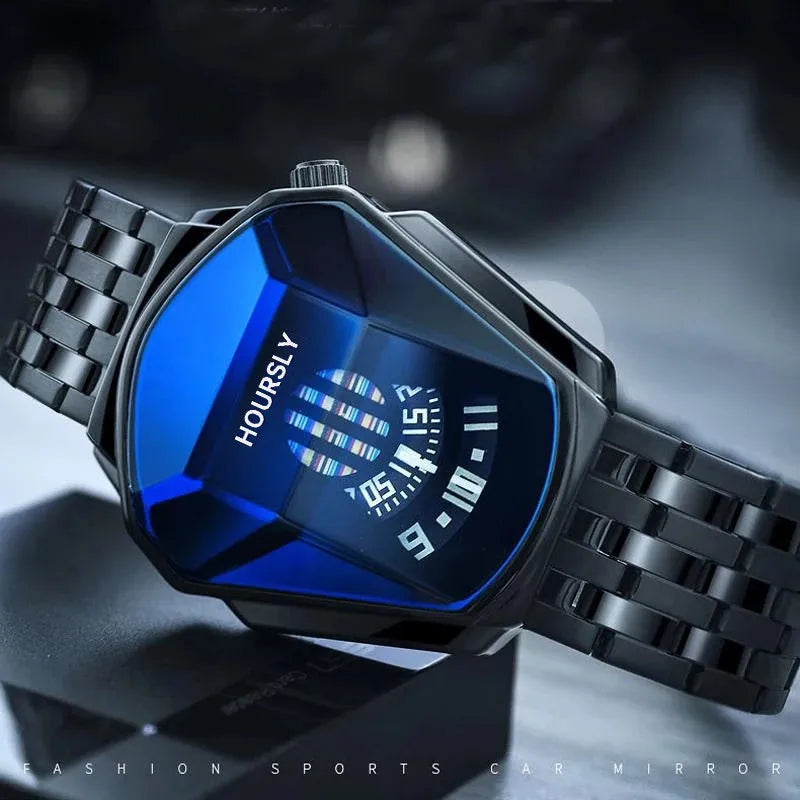 Hoursly brand technology fashion Quartz luxury watch for men
