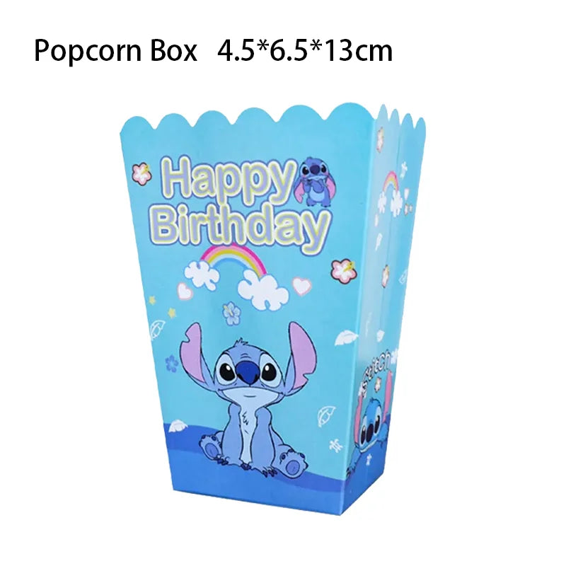 Stitch Popcorn  ,Food , Candy Boxes