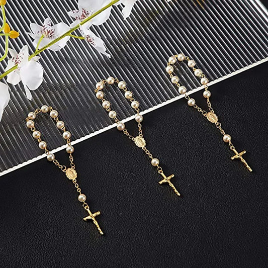 Cross Rosary Bracelets for Baptism and Confirmation 5pcs