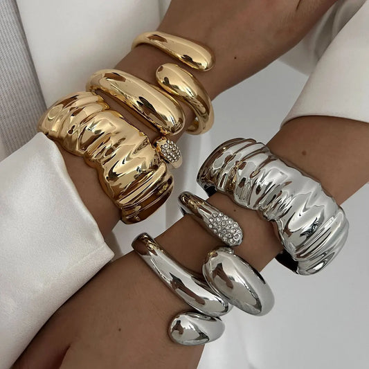 Razina silvar & gold bracelets