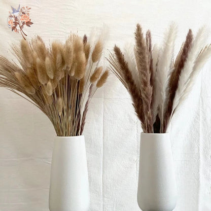 Natural Pampas Dried Flowers Bouquet