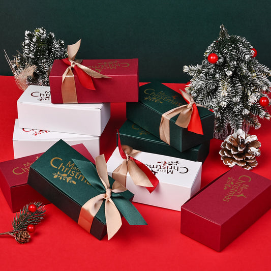 10pcs Merry Christmas Gift Boxes