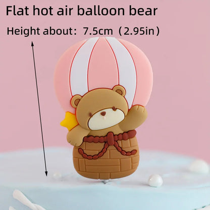 pilot bear cake decoration 15pcs