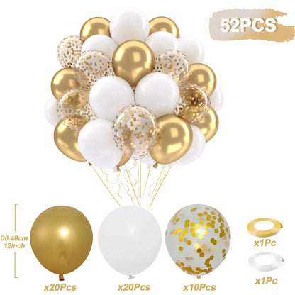 Balloons Pearl Latex 31/36/37/51/101Pcs