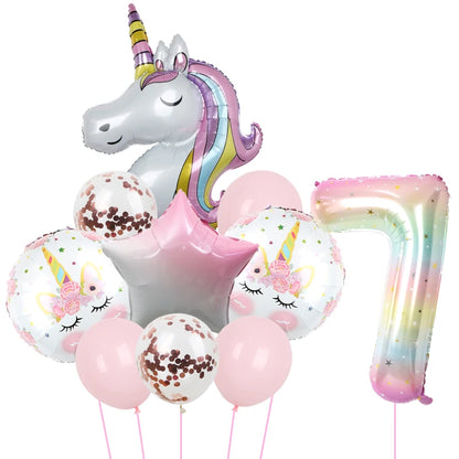 1Set Unicorn theme balloon 32inch