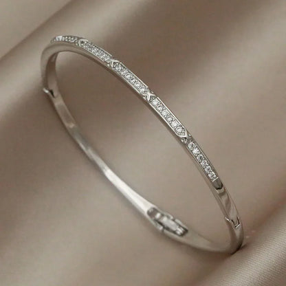 Sabina zircon & crystal bangles & bracele