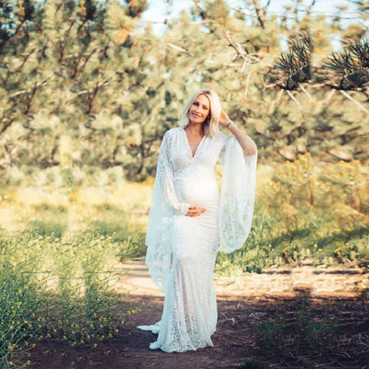 Silva Lace Maternity Dress