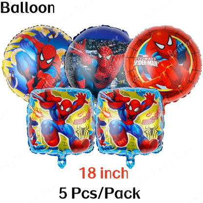 Spiderman theme decorations