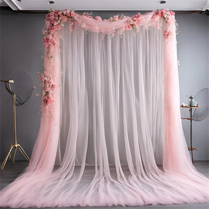 Tulle backdrop curtains sheer 10/5/3/2/1M